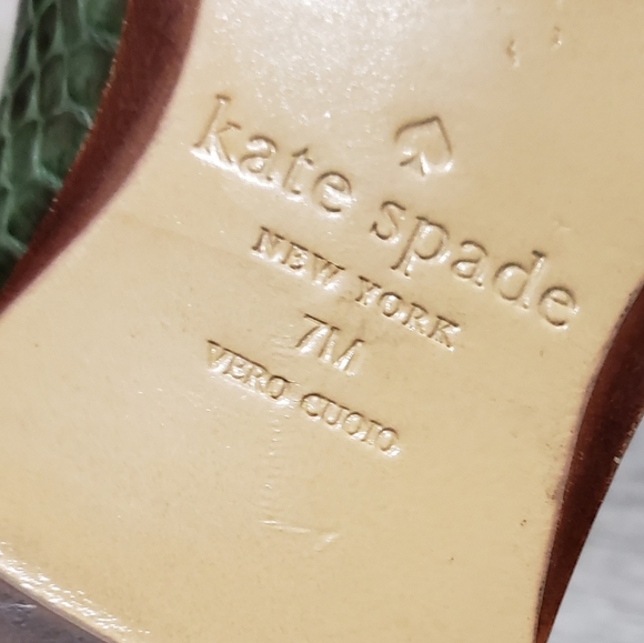 Kate Spade Loafer Snakeskin Slip on - Picture 2 of 7